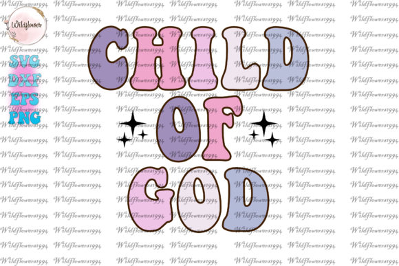 Child of God Christian SVG for Graphics and Crafts