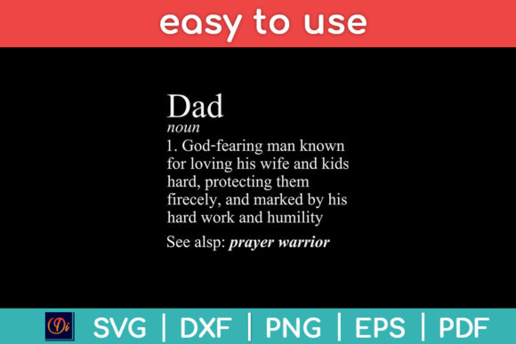 Christian Dad Definition Graphics for Father's Day Crafts
