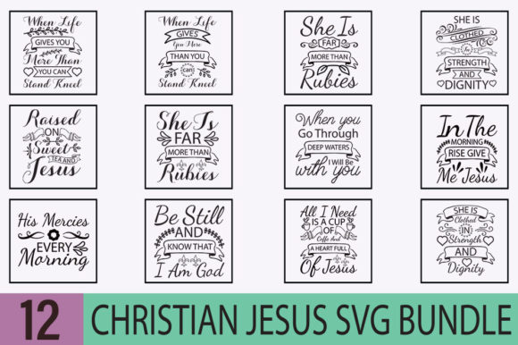 Christian Jesus SVG Design for Faith Graphics & Crafts