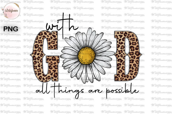 God Christian Graphics for Faith-Based Crafts