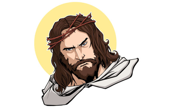 Jesus Portrait 2: Editorial Graphics and Illustrations