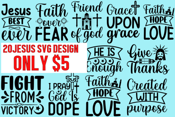 Jesus SVG Design Mega Bundle: Editorial Bundles Review